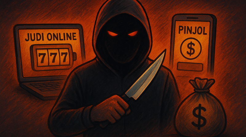 pembunuh pegawai BPS terjerat judi online dan pinjol