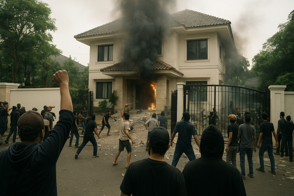 Amarah Publik Meledak, Ini Deretan Rumah Pejabat yang Hancur Dijarah Warga