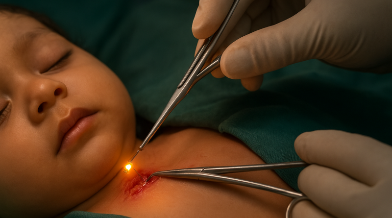 Nyawa di Ujung Tali: Dokter Medis Selamatkan Bocah dengan Lampu LED di Paru-Paru